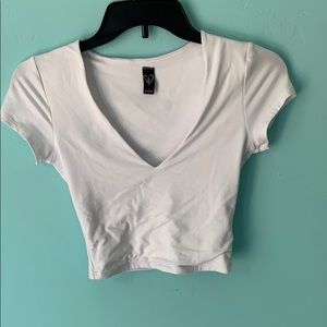 super soft v neck tee